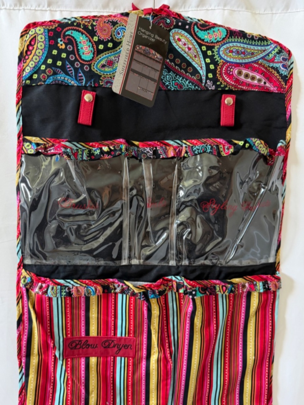 Sheffield Home Hanging Beauty Organizer NWT Travel Cosmetic Organizer
